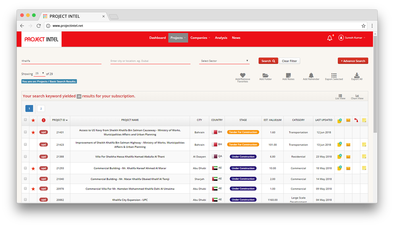 Project Search
